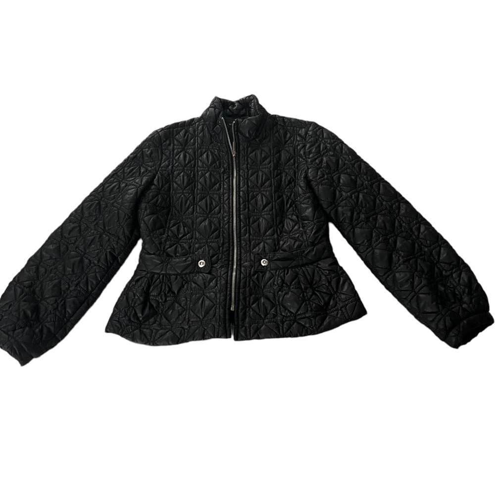 Nine West Fitted Quilted Jacket, Black - Picture 8 of 12